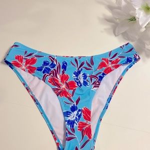 Shehini Bikini Floral Bottoms Size Medium